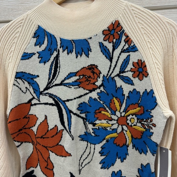 SOLD!!!Anthropologie Neutral Pattern Sweater Dress | Size Small | NWT - Picture 6 of 9